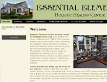 Tablet Screenshot of essentialelementshhc.com